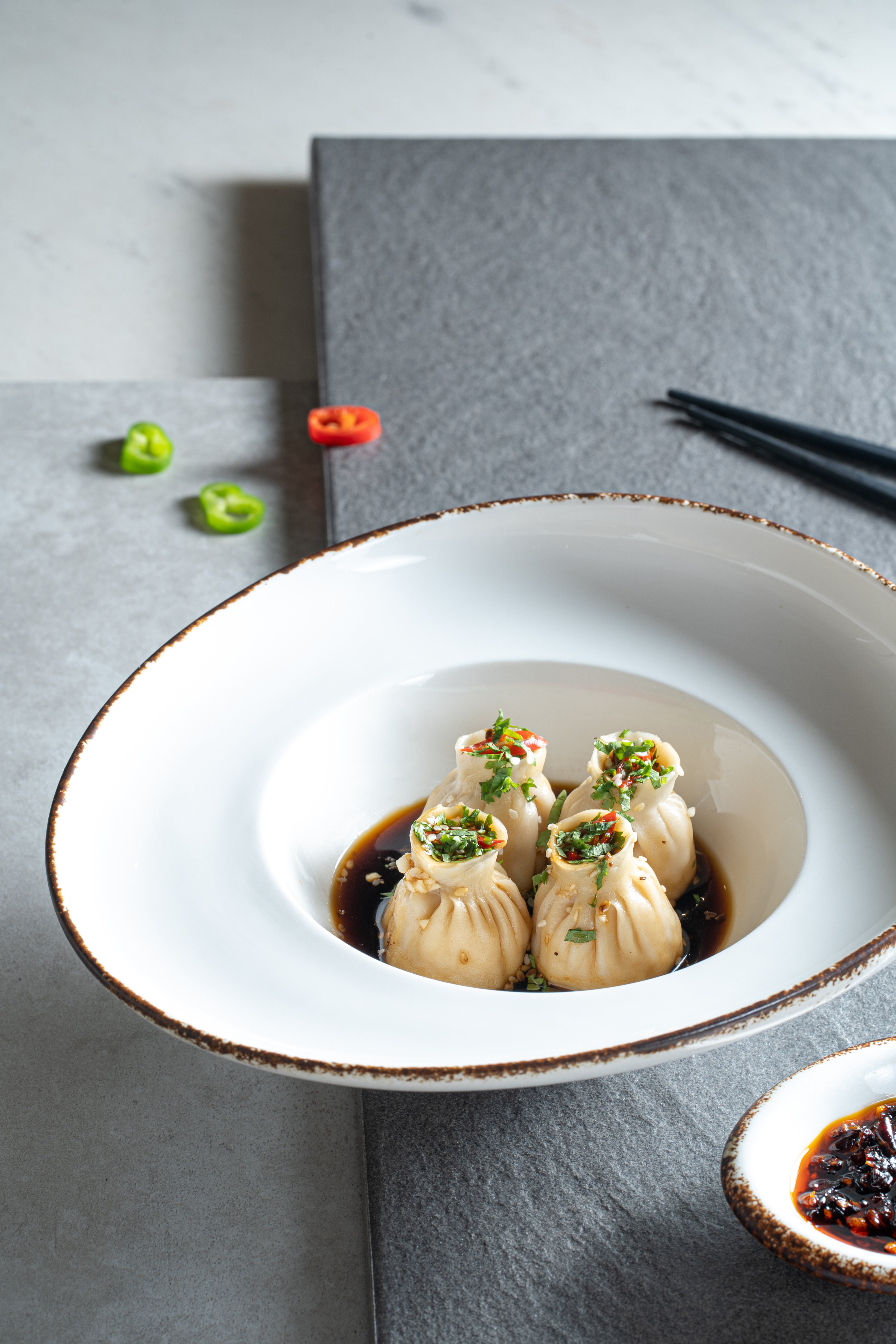 Poached Peacking Dumpling